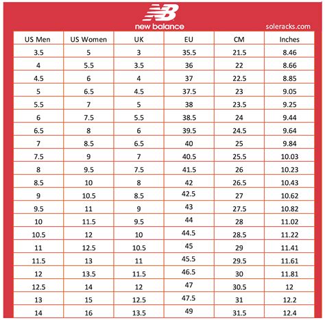 new balance 574 men's shoes size chart